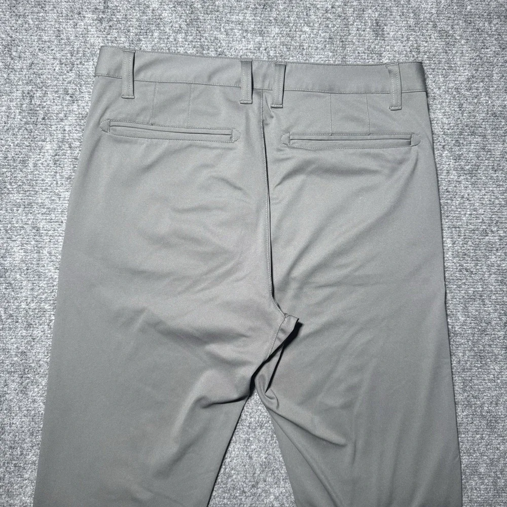 Rhone Pants Men 30x28.5 Gray Commuter Slim Performance Chino Stretch 100036